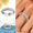 Silver, variant on Elegant Flower Rotating Ring Double Color Fashion Jewelry Trend with Full Zircon for Women - Stylish Statement Accessory for Any Occasion