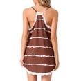 thumbnail image 3 of INSPIRE CHIC Women's Nightgown Sleepwear Lace Chemise Nightgown Sleeveless Sleep Dress M Claret, 3 of 5