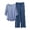 F209 Light Blue, variant on Likimi Womens Two Piece Set Sets Solid Color 3/4 Sleeve V Neck Tops Elastic Waist Wide Leg Pants Summer Comfortable Outfit Set Brick Red Size L