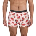 thumbnail image 4 of Wukai Watermelon Print Men’s Underwear Breathable Boxer Briefs,&nbsp;Moisture Wicking & Breathable-XX-Large, 4 of 7
