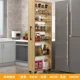 thumbnail image 1 of Estante de almacenamiento de grietas, cocina, refrigerador, estante de huecos, gabinete lateral estrecho, Tirador Lateral de gran capacidad y movible, 1 of 4