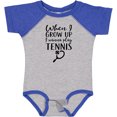 thumbnail image 3 of Inktastic Future Tennis Player Boys or Girls Baby Bodysuit, 3 of 5