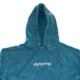 thumbnail image 3 of Staycool Tribal Acid Wash Turquoise Hoodie with Drawstring Closure (Medium), 3 of 5