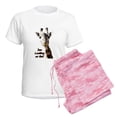 thumbnail image 6 of CafePress - You Looking At Me? Giraffe Pajamas - Women's Short Sleeve Print T-Shirt and Pants Light Cotton Pajama Set, 6 of 7