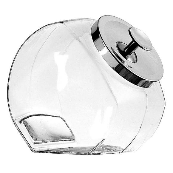 Anchor Hocking 69590AWG17 Pot à Bonbons en Verre 1 Gal avec Couvercle Chromé