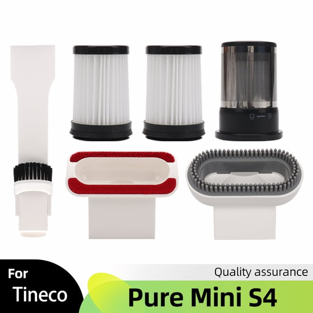 Juego de 5 Pzas Filtro Hepa de Repuesto para Tineco Pure One Mini S4 Aspiradora de Mano Inalámbrica Inteligente Accesorios Soporte de Filtro Cepillo para Mascotas