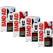 Band-Aid Brand Adhesive Bandages, Mickey Mouse 100% Waterproof 15 each Pack of 4