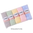thumbnail image 2 of Polyester Coral Fleece Towel Set Highly Absorbent Soft Bathroom 5 Pieces, 2 of 3