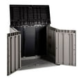 thumbnail image 4 of Open Box Toomax Stora Way Outdoor Storage Shed Cabinet, Taupe Grey/Anthracite, 4 of 6