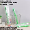 thumbnail image 4 of Disposable toothbrushes with toothpaste and floss and mini mouthwash - 50-pack, individually packaged toothbrush and floss sets and portable mouthwash, suitable for travel, office, toiletry bag, 4 of 4