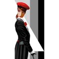 thumbnail image 3 of Bravo, Jordan 14x24 Black Modern Framed Museum Art Print Titled - Lauren in Uniform, 3 of 5