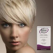 Brilliant Silver White Hair Toner 15 Ml Bottle It Works Like Magic