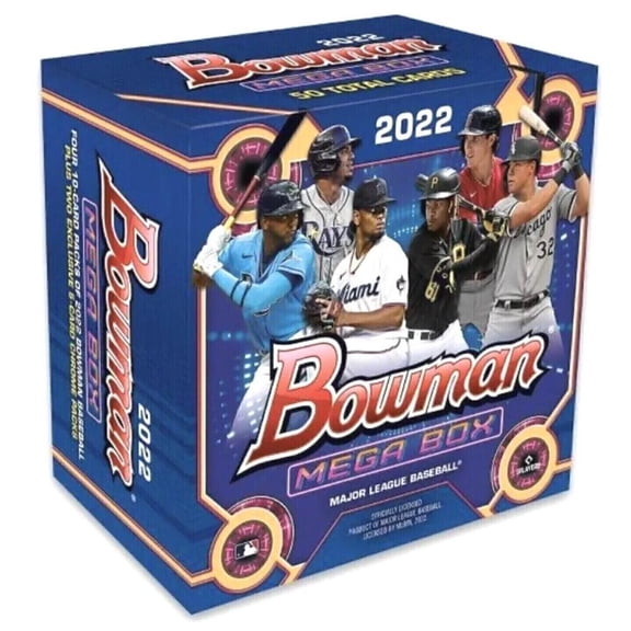 2022 Bowman Baseball Factory Sealed Mega Box 50 Cards