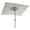 33#White, variant on Patio Shades Outsunny 6.5' x 10' Rectangular Market Umbrella, Patio Outdoor Table Umbrella with Crank and Push Button Tilt, Dark Gray,Garden Umbrellas