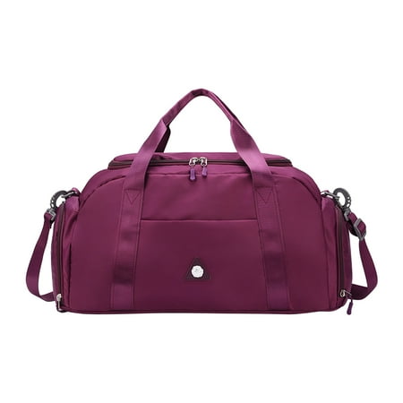 

Vikakiooze 2023 Large Capacity Travel Fitness Bag Light And Comfortable Dry And Wet Separation Independent Shoes Fitness Bag