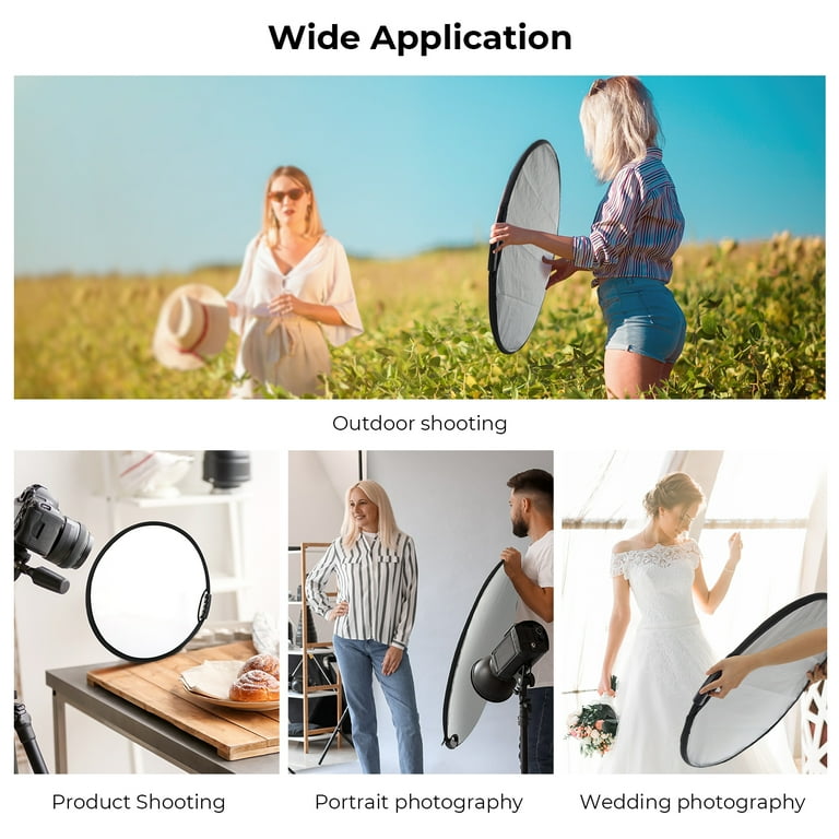 K&F Concept 5-in-1 Light Reflector with Grip 32