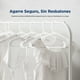 thumbnail image 3 of Ganchos de Plastico Premium SereneLife, Antideslizantes, Ahorradores de Espacio, Duraderos y Resistentes, para Camisas, Suéteres, Sudaderas, Abrigos, Pantalones y Vestidos, Blanco, Pack 30, 3 of 7