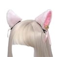 thumbnail image 1 of Diadema con orejas de gato, Cosplay para niña, orejas peludas de Neko, disfraz de Cosplay, diademas de fiesta para mujeres, niñas y niños, alta calidad, 1 of 2