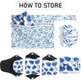 thumbnail image 6 of 7 in 1 Reusable Menstrual Pads with Wings, 10 x 7 inch Breathable Mesh Surface Cloth Sanitary Pads for Heavy Flow with Wet Bag, Washable Overnight Cloth Panty Liners for Women - L, 6 of 7