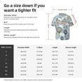 thumbnail image 7 of Sigee Balloon Vintage Print Men's Shirts Casual Button Down Short Sleeve Summer Beach Shirt Hawaiian Vacation Shirts Tee Shirt-, 7 of 7