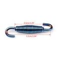 thumbnail image 3 of Moto Exhaust Pipe Muffler Tip Silencer Stainless Steel Spring 4PCS Blue, 3 of 6