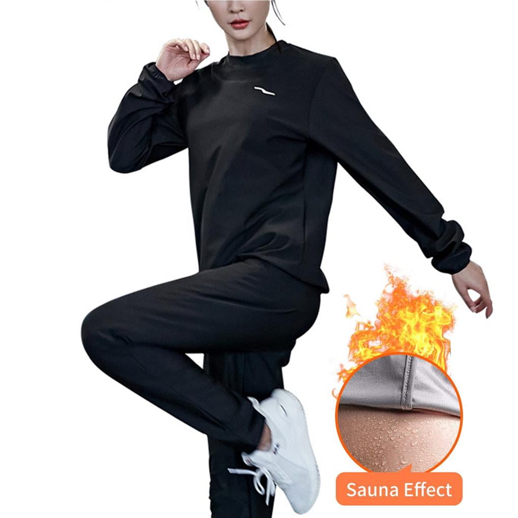 ruzhgo Fitness Sauna Suit Women Tops Pants Suit Gym Workout