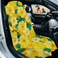 thumbnail image 2 of Garronmavis Stain Resistant Breathable Non-Slip 1 PC Front Car Seat Towel Cover With Storage Bag Universal Fit Seat Protector for SUV Truck Sedan Van Daily Vehicle Interior, 2 of 9