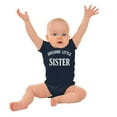 thumbnail image 3 of Cute Little Sister Younger Sibling Bodysuit Jumper Girls Infant Baby Brisco Brands 24M, 3 of 6