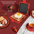 thumbnail image 4 of Golden Toastie Maker Microwavable  for Sandwiches Grilled Cheese, 4 of 7