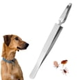 thumbnail image 1 of Tick Tweezer,Stainless Steel Tick Louse Pet Tweezer Flea Clip Solid Performance, 1 of 10