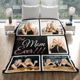 thumbnail image 4 of Couples Gifts Custom Blankets with Photos and Text Multiple Colors Sizes Soft Flannel Blankets Valentines Day Gifts, 4 of 6