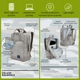 thumbnail image 6 of Skyway Luggage Rainier Deluxe Laptop Backpack, Adult, 19L, 6 of 11