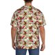 thumbnail image 3 of Fotbe Christmas Hat bear Camisa Estampada de Manga Corta para Hombre, Casual de Verano, Estilo Playero, Sin Arrugas-4X-Large, 3 of 5