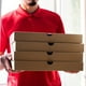 thumbnail image 4 of Caja de pizza, 10 piezas de 6 x 6 pulgadas, cajas de pizza mini de papel de cuero, para fiesta de pastel, galletas y pizza (blanco), 4 of 5