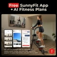 thumbnail image 6 of Sunny Health & Fitness Smart Foldable Stair Climber with Balance-Assist Cords - SF-S025005, 6 of 9