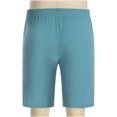 thumbnail image 4 of Babysbule Mens Shorts Clearance Men's Summer Fashion Drawstring Elastic Solid Color Loose Casual Five Pants, 4 of 8