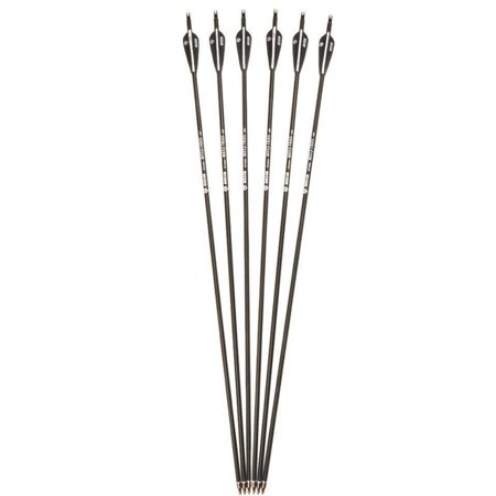 6pcs 28”inch 75cm Spine 500 Carbon Arrow Practice Archery For Recurve/Compound Bow