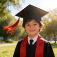thumbnail image 3 of WENXIAOO Unisex Toddler Kids Kindergarten Graduation Sash Stole, 53" Long, Graduation Accessories Red Graduation Stole, 3 of 4