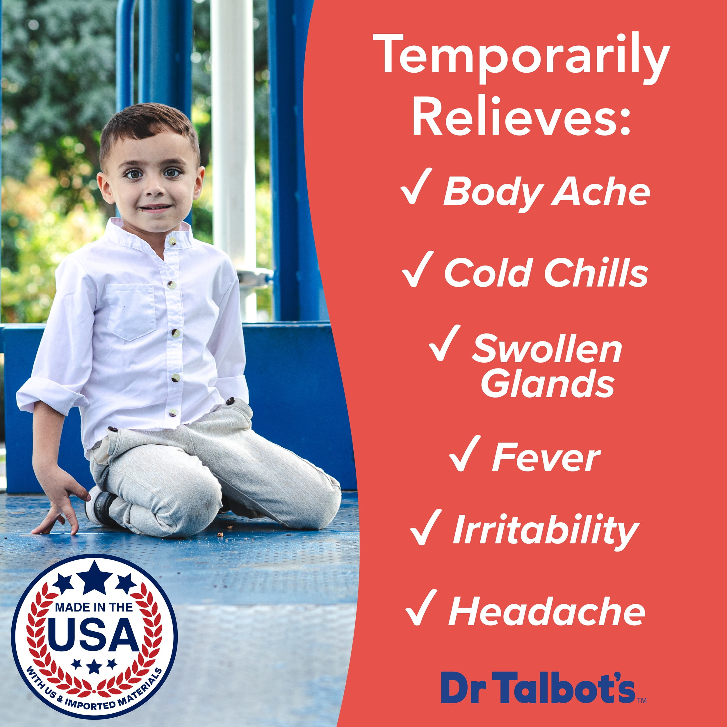 Dr. Talbot's Homeopathic Infant Pain and Fever Relief with Cell Salts, 4 fl oz