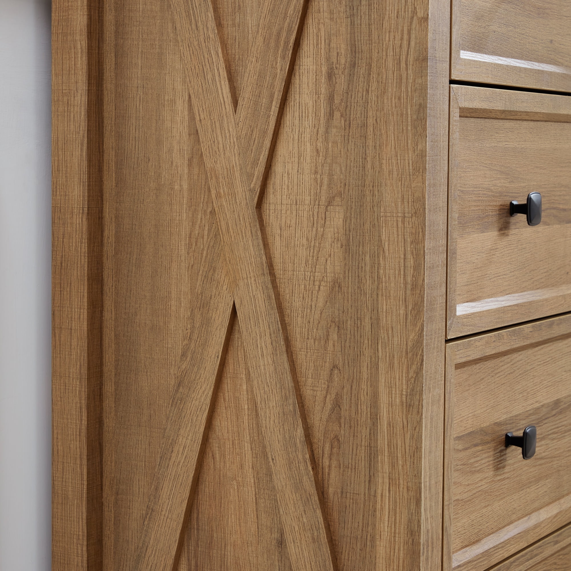 Leumius 6 Drawer Dresser for Bedroom,Tall Chest of Drawers Closet Organizers Storage Clothes,Storage Cabine for Living Room,Entryway,Oak
