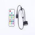 thumbnail image 1 of Tira de luces LED RGB de 5V, 2,4G, 17 teclas, Control remoto para carcasa de PC (3 pines a SATA), 1 of 2