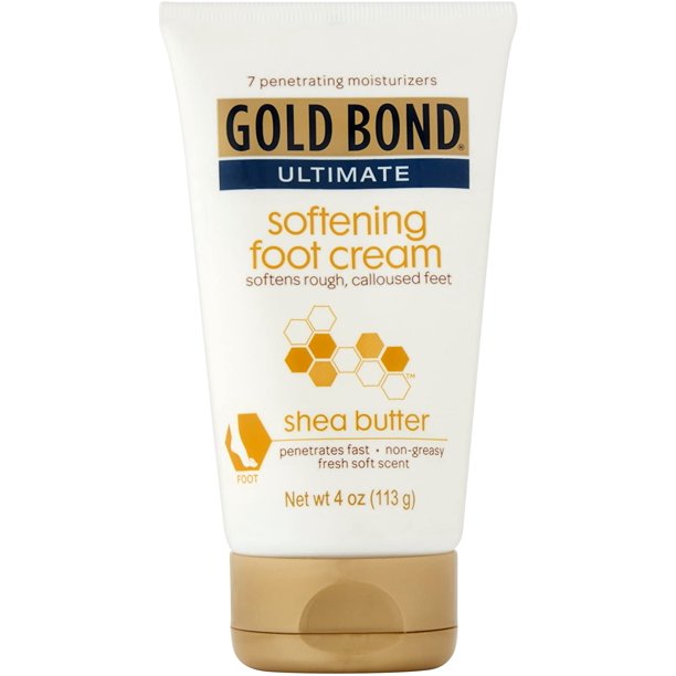Gold Bond Ultimate Softening Foot Cream with Shea Butter, 4 Ounce