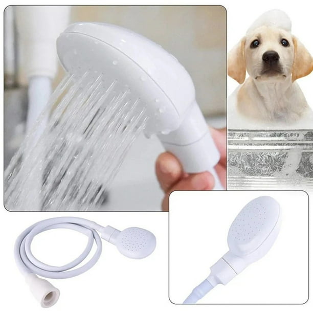 Pet Shower Sprayer Slip On Hose Portable Shower Head Dog Sprayer for