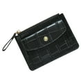 thumbnail image 1 of Womens Leather Slim Minimalist Front Pocket Wallet Key Ring Pouch Wallet, 1 of 3