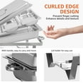 thumbnail image 6 of PRIJESSE 4 Pack Stainless Steel Food Warmers 9 QT Chafers and Buffet Warmers Sets with 1/3 Size pan Commercial Catering Chafers for Event, 6 of 8