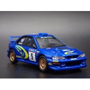 Open Box SUBARU IMPREZA WRC99 #5 RALLY 1:64 SCALE COLLECTIBLE DIORAMA DIECAST MODEL CAR