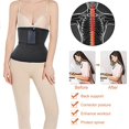 thumbnail image 4 of Wrap Waist Trainer Tape Belly Body Trimmer Belt Ajustable Vendaje Wrap Waist Trainer Para Party Gym Y Yoga Room Moyic OD014819-03, 4 of 6