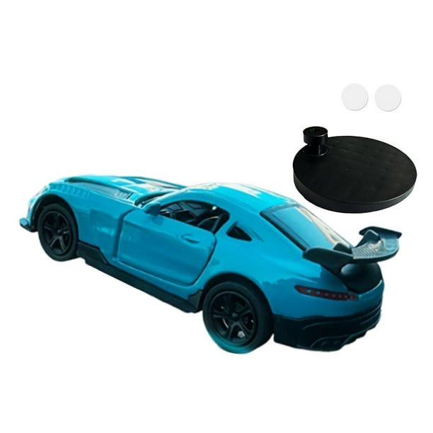 Modelo de coche consola central decoración 1:64 hogar oficina escritorio dinámico universal automático Azul Verde