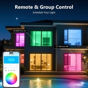 DAYBETTER WiFi Smart Light Bulbs, Color Changing LED Light Bulbs, A19 E26 9W 60W Equivalent, 2.4Ghz Only, RGBW Dimmable Smart Bulbs, 6 Pack