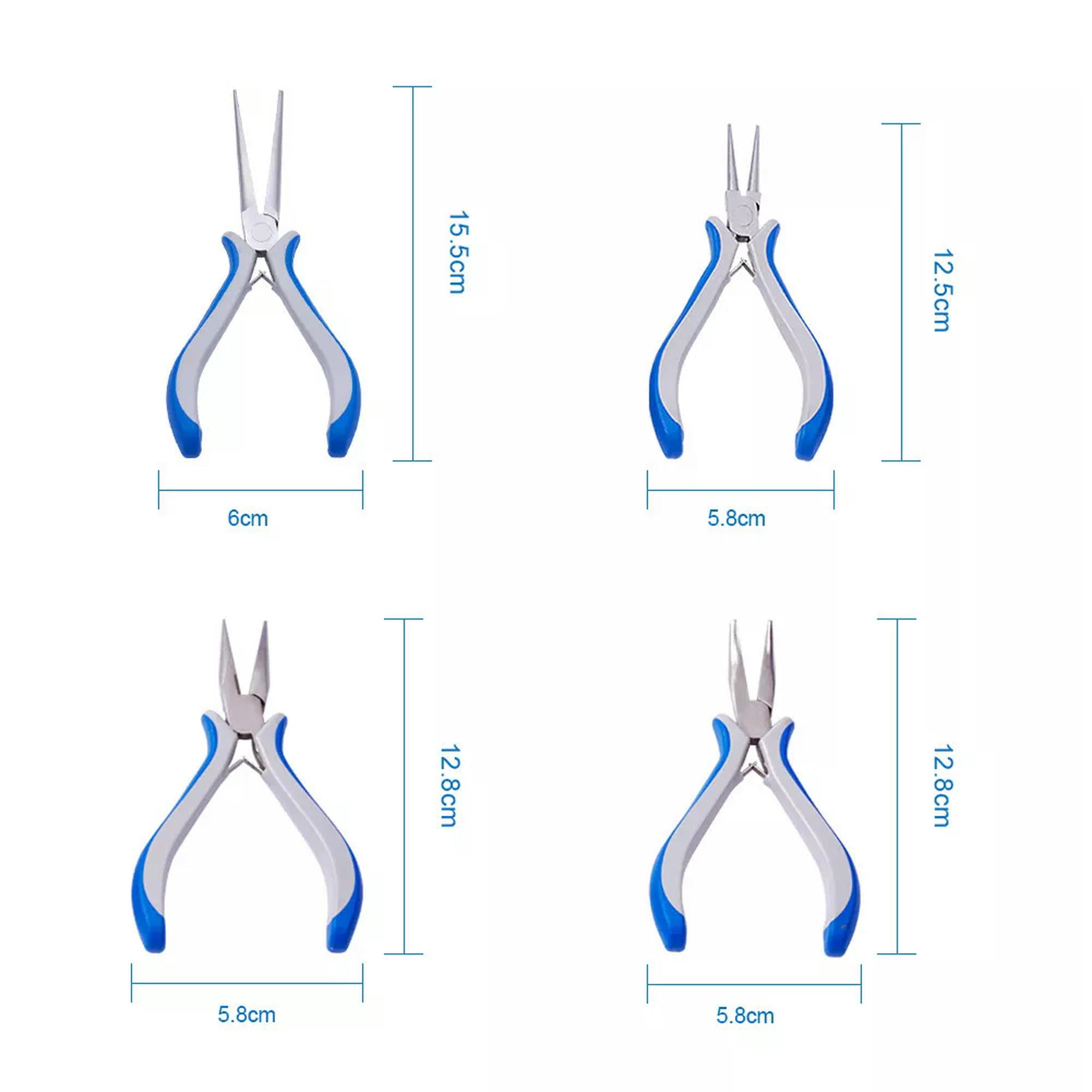 U8MO 8pcs/Set Multi-Purpose Professional Jewelry Pliers Kits Crafting DIY Hand Tools